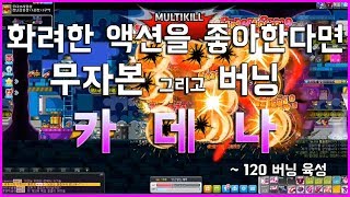 메이플스토리 무자본 테라버닝 카데나 1  120 육성 멋있어
