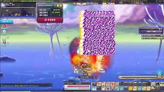 설명참조 메이플스토리 팔라딘 본섭으로 온 그랜드 크로스 딜측정 KMS 180719 Paladin New 5th job skill Grand Cross