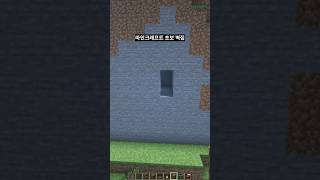 마인크래프트 초보 벽집