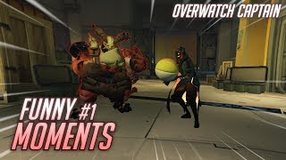 오버워치 만렙 캡틴의 재밌는 장면 모음 #1 (Overwatch Funny Moment #1)