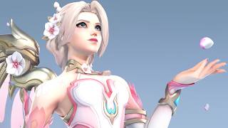 오버워치2 역대급 메르시 스킨과 덫꽃