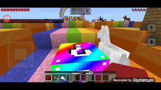 [카이tv] 개꿀잼마인크래프트 무지개럭키블럭레이스