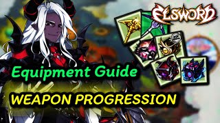 [엘소드/Elsword] Equipment Guide | Weapon Progression