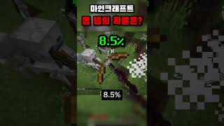 [마인크래프트] 몹 템의 확률은? #minecraft …