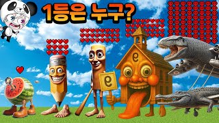 마인 크래프트에 들어간 브레인롯 친구들 과연 누가 살아남을수 있을까ㅌㅌㅌ? 라에속세콜라 ㅎㄷㄷ 이탈리안 브레인롯 애니메이션 상화극 [꿈토이 꿀재 리액션]