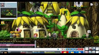 메이플스토리 로나월드 1일차 ( 개미굴 80마리 사냥 …