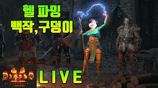 디아블로2 레저렉션 래더3 소서 백작 구덩이 풀 노가다!!