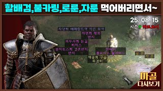 [2025.08.15] 오늘도? 창고개방정손용딘 '이제용' 16일차 디아블로2레저렉션&게임방송 라이브 #diablo