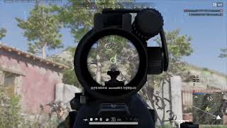 배틀그라운드 파라모 보급총 MG3 기관총 난사질