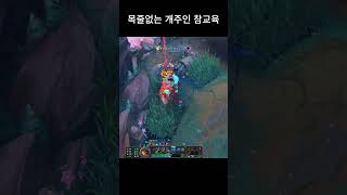 목줄없는 개주인 참교육 #shorts #탑마스터이 #리그오브레전드