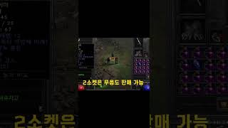 패캐 없어도 십만원대 거래되는 써클릿류 【디아블로2레저…