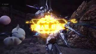 MHW 조충곤게 볼그 진용기사 풀셋 베히모스 장비디아블로스부동X식사X