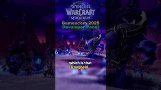 World of Warcraft: Midnight Developer Panel | Gamescom 2025 | #worldofwarcraft #warcraft #shorts