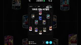 100조 성능 AC밀란(밀라노 FC) 스쿼드 #fcon…