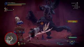 MHW 12285 디아블로스아종Black Diablos vs 활Bow No Damage