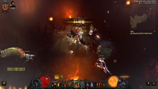 디아블로3  야만 궤짝런2  경험치세트착용하고 만렙찍기