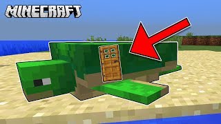 살아있는 거북이 안에 집짓기! [ 마인크래프트 : 집 짓기 ]