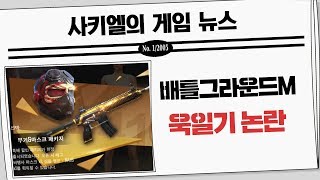 배틀그라운드 모바일 욱일기 마스크 패키지 판매 논란 사…