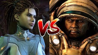 [스타크래프트2 군단의 심장] 옥냥이 코믹 게임실황 3화 - 캐리건 vs 워필드 (StarCraft II: Heart of the Swarm)