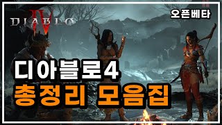 디아블로4 베타로 배우는 기본핵심시스템⭐ 한방정리│(아…