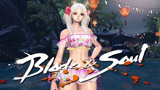 [블레이드 & 소울] 수영복 유료 의상 '여름정원' 세트 살펴보기 (Blade & Soul) [4K UHD10 60fps]