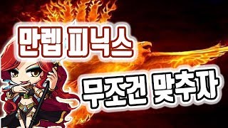메이플스토리 만렙피닉스 사냥영상 개꿀이자너   염원 빨…