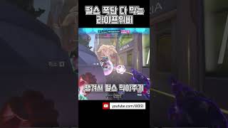 트레이서 펄스 폭탄 다 막아버리는 미친 영웅 | #오버…