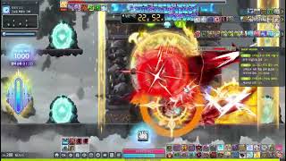 [메이플스토리] 환산:94182 듀얼블래이더 풀이팩트 최초의 대적자 노말 솔플 타임어택 개인기록 저장용 (12분25초쯤)