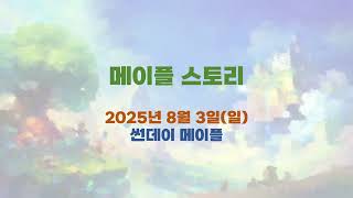 메이플스토리 8월 3일 썬데이메이플