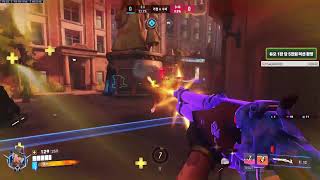 오버워치2) 실버 3 딜러 경쟁전 정말 오랜만에하는것같은 옵치..