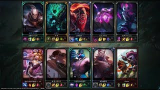 내전 4세트 하이라이트  리그 오브 레전드