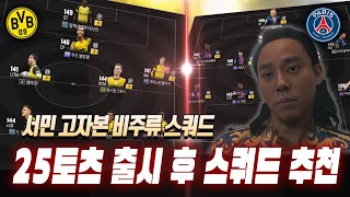 피파4 25토츠 출시 후 서민 스쿼드 고자본 비주류 스쿼드 추천