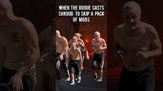 when the rogue casts shroud to…