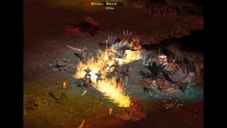 디아블로2 메디안XL 모드 바바리안 초반 플레이 영상diablo 2 median xl barbarian gameplay