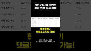 [블소네오] 히든 레시피 이벤트 - 인장 조합 시 승급 인장 상자 추가 획득 확률 알려드려요✔️ #블레이드앤소울네오 #BNSNEO